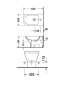 Биде напольное Duravit Caro 0290100000 - 2