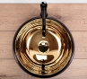 Умивальник Rea Luna 40x40 black/gold (REA-U3306) - 3