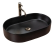Умивальник Rea Nadia 61x38,5 black matt (REA-U1062) - 1