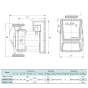 Насос циркуляційний SHIMGE APM 25-8-130A, Qmax 4,3м³ - 3