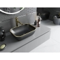 Умивальник MEXEN Rita BLACK MATT / GOLD EDGE накладний MEX-21084575 - 3