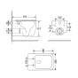 Унитаз подвесной Qtap Gemini безободковый с сиденьем Soft-close QT2533076EUQW - 2