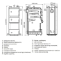 Котел твердопаливний сталевий Thermo Alliance Vulcan Plus V 3.0 VPSFW 100 (35804VPSFW100V30) - 2