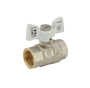 Кран кульовий KOER 1/2" ГГБ (KR.217.W) белый (KR0177) - 4
