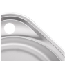 Мойка кухонная ZERIX Z4843-08-180E (satin) (ZX1598) - 2