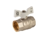 Кран шаровый KOER 1" ГГБ (KR.217.W) белый (KR0180) - 4
