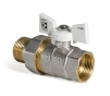 Кран із американкою 1" (KOER KR.227.W) білий (KR0098) - 2