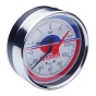 Термо-манометр аксиальный (KOER KM.812A) (0-4 bar), D=80мм, 1/2'' (KR0221) - 1