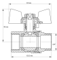 Кран кульовий KOER 3/4" ГШБ (KR.218) (KR0043) - 5