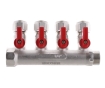 Коллектор с отсекающими кранами с фитингом KOER KR.1125-4 3/4?x4 WAYS (KR2837) - 2