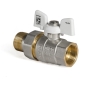 Кран із американкою 3/4" (KOER KR.227.W) білий (KR0097) - 2