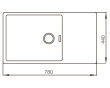 Мийка MIXXUS MX7844-200x1.2-PVD-BRONZE (MX0562) - 4