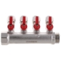 Коллектор с шаровыми кранами и фитингом KOER KR.1126-4 1?x4 WAYS (KR2840) - 2