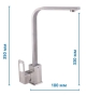 Змішувач для кухні MIXXUS FIT-011 (SS2819) - 2