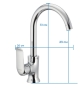Смеситель для кухни MIXXUS PREMIUM MEDEA 014 (MI0579) - 2