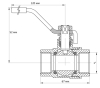 Кран кульовий KOER 1" ГГР (KR.214) (KR0026) - 5