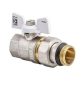 Кран з американкою 1/2 "антипротечка" (KOER KR.227.W-Gi) білий (KR0190) - 1