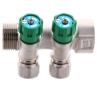 Коллектор вентильный с фитингом KOER KR.1124-2 1?x2 WAYS (KR2832) - 2