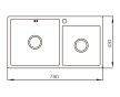 Мийка MIXXUS MX7843-220x1.0-SATIN (MX0564) - 2