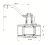 Кран кульовий KOER 2" ГГР ГАЗ (KR.214.G) (KR0137) - 2