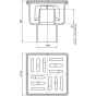 Трап ANI Plast TA5204 100х100 CV020085 - 2