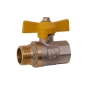 Кран шаровой SD Plus 1/2" ВН для газа (бабочка) - 1
