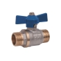 Кран шаровой SD Plus 1/2" НР для воды (бабочка) - 1