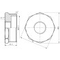 Футорка SD Forte 2"х3/4" НВ - 2