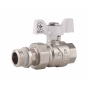 Кран шаровой "Американка" SD Forte 3/4" с антипротечкой прямой - 1