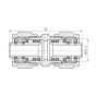 Муфта обжимная SD Forte 16 - 2