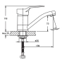 Смеситель для кухни HAIBA ZEON 555-15 HB0414 - 6