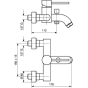 Смеситель для ванны Emmevi Piper CR45001 - 2