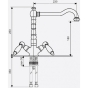 Смеситель кухонный Emmevi Deco Ceramic BR121617 - 2