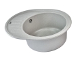 Мойка гранитная кухонная ZERIX ZS-6250R-07 Marble (ZX4550) - 2