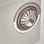 Мийка гранітна кухонна ZERIX ZS-6250S-01 White (ZX4587) - 4