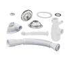 Мойка гранитная кухонная ZERIX ZS-6250S-01 White (ZX4587) - 5