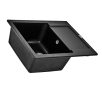 Мойка гранитная кухонная ZERIX ZS-6250S-03 Black (ZX4588) - 2