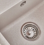 Мойка гранитная кухонная ZERIX ZS-6250S-06 Beige (ZX4589) - 4