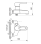 Смеситель для ванны ZERIX FAD 183 ZX2649 - 2