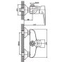 Смеситель для душа Haiba Opus 003 HB0328 - 4