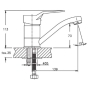 Кухонный смеситель Haiba Zeon 004-15 HB0409 - 5
