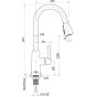 Cмеситель для кухни Imprese Pоdzima Ledоve ZMK01170115 - 2