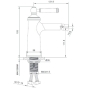 Смеситель для биде Imprese Hydrant ZMK031806070 - 2