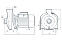 Насос центробежный SPRUT HPF 350 - 3