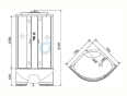 Гідромасажний бокс KO&PO 470 (80) G С10089 - 5