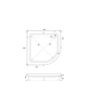 Душевой поддон SHOWER Slender (90x90) С15192 - 2