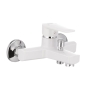 Смеситель для ванны PLAMIX Oscar-009 White (без шланга и лейки) (PM0025) - 1