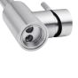 Смеситель для раковины Kroner KRP Edelstahl Klassisch-ESG012 никель (CV023008) - 5
