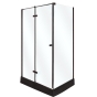 Душевой угол INSANA Adriana Black M 100х80х210 мелкий поддон 14см (А0051343) - 1