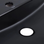 Раковина-чаша Qtap Scorpio 500х385х120 Matt black (QT146533MB) - 4